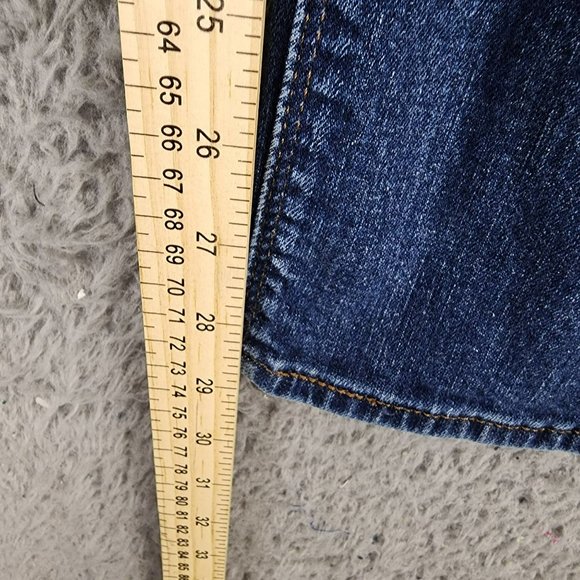 Levis Jeans Womens 16 525  Dark Wash Stretch Mid Rise Shaping Straight Leg - Picture 7 of 16